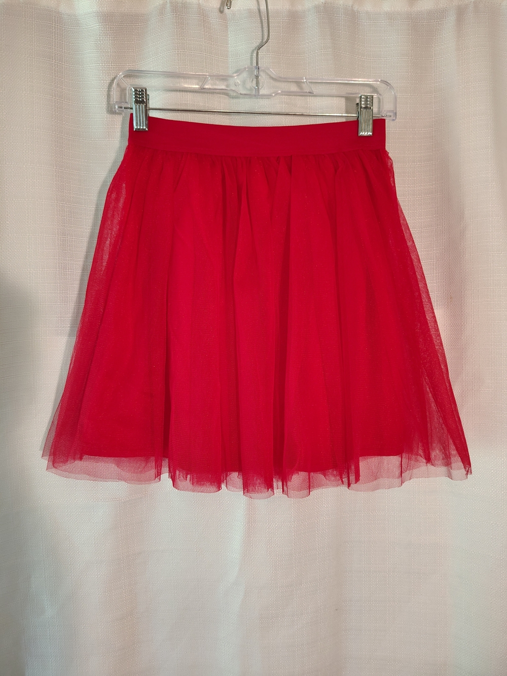 Spirit Red Mini Tulle Skirt Small Halloween Costume